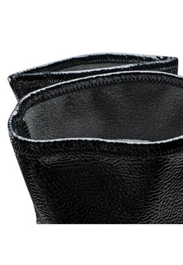 MICHAEL Michael Kors Muszkieterki Cyrus Otk 40F2CYFB5B Czarny. Kolor: czarny. Materiał: skóra