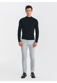 Pako Lorente - PAKO LORENTE – Czarny półgolf męski. Okazja: na co dzień. Kolor: szary, beżowy, czarny. Materiał: poliester, wiskoza. Sezon: jesień. Styl: casual #3