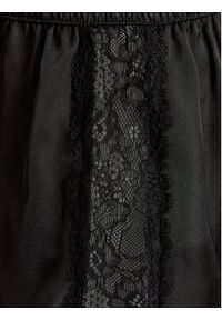Hunkemöller Szorty piżamowe Satin 205068 Czarny Regular Fit. Kolor: czarny. Materiał: syntetyk
