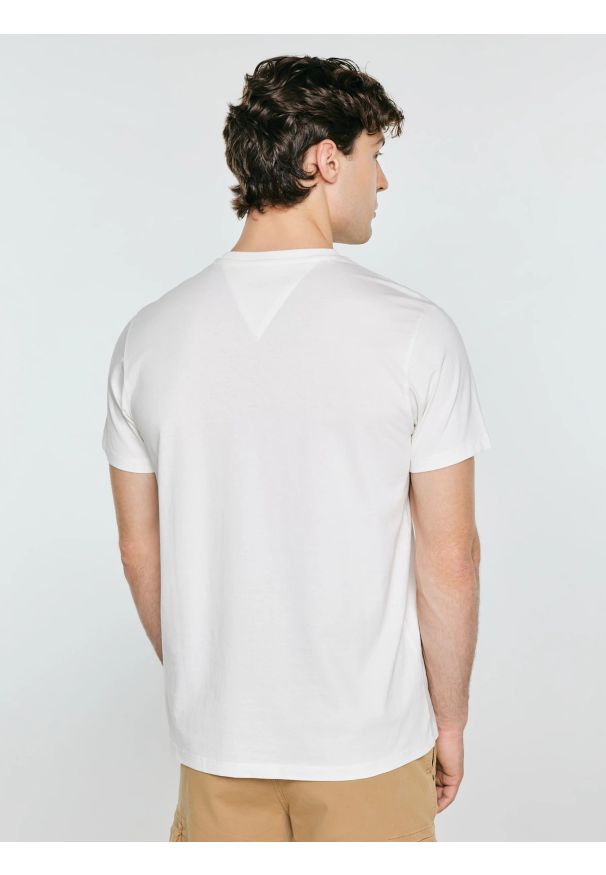 Big-Star - Koszulka męska z nadrukiem biała Regger 100. Kolor: biały. Materiał: bawełna, dzianina. Wzór: nadruk. Sezon: lato. Styl: elegancki, vintage, sportowy