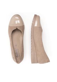 Go Soft Baleriny EST-TOMI-01 Beżowy. Kolor: beżowy. Materiał: skóra #5