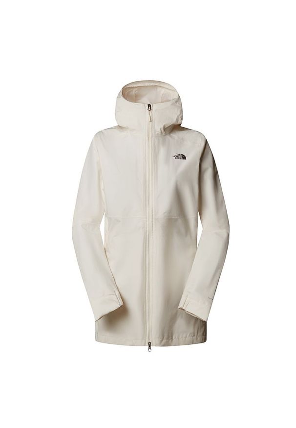 Kurtka damska The North Face Hikesteller Parka Shell 0A3BVIQLI1 - białe. Kolor: biały. Materiał: tkanina, poliester. Styl: elegancki. Sport: wspinaczka, turystyka piesza