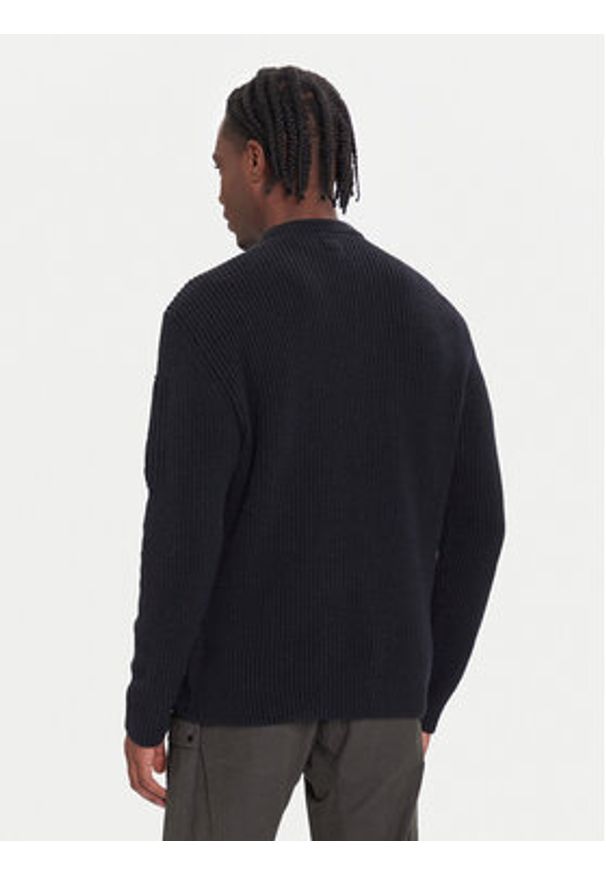 C.P. Company Sweter 19CMKN307A006170A Czarny Regular Fit. Kolor: czarny. Materiał: syntetyk