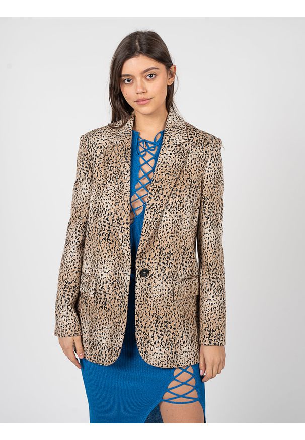 Pinko Marynarka "Erminia" | 1G186W A0AP | Kobieta | Wielokolorowy. Kolor: wielokolorowy. Materiał: poliamid, elastan, wiskoza