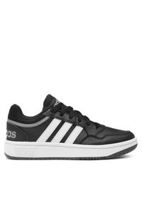 Adidas - adidas Sneakersy Hoops 3.0 GW3038 Czarny. Kolor: czarny. Materiał: syntetyk