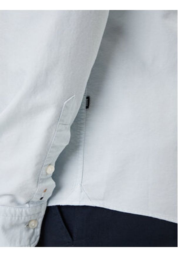BOSS Koszula H-Roan 50544917 Błękitny Slim Fit. Kolor: niebieski. Materiał: bawełna