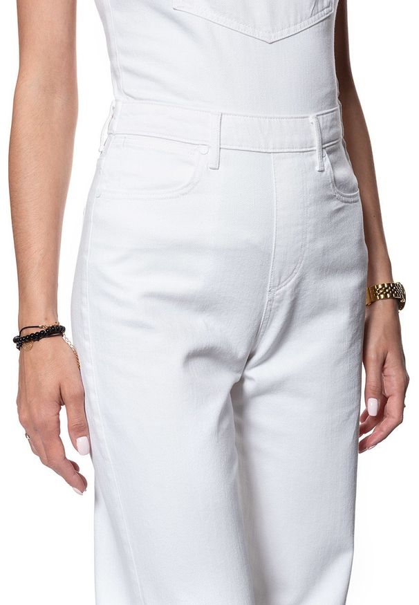 Wrangler - DAMSKI KOMBINEZON WRANGLER OVERALL FLARE WHITE W29PDM989 112128586