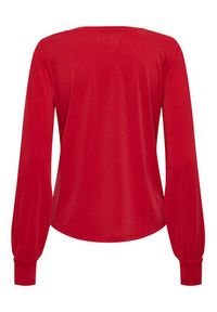 only - ONLY Bluzka 15310209 Czerwony Regular Fit. Kolor: czerwony. Materiał: syntetyk #6