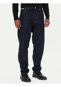 Calvin Klein Jeansy 90's LV04RD713G Granatowy Straight Fit. Kolor: niebieski #1