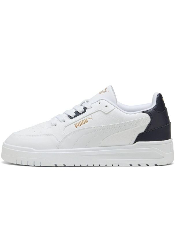 Adidasy Puma Shuffle Downtown, Dla obu płci. Kolor: biały. Materiał: materiał, skóra ekologiczna
