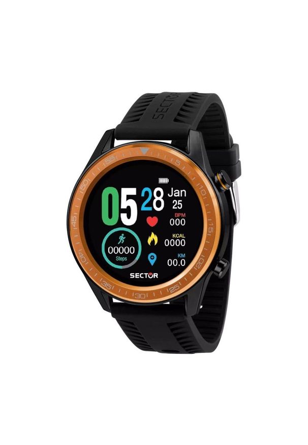 Sector - SECTOR ZEGAREK SMARTWATCH S-02 R3251545003. Rodzaj zegarka: smartwatch. Styl: sportowy