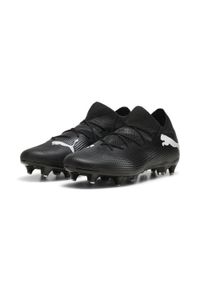 Puma - Buty piłkarskie FUTURE 7 MATCH MxSG PUMA Black White. Kolor: czarny, biały, wielokolorowy. Materiał: materiał, syntetyk. Sport: piłka nożna