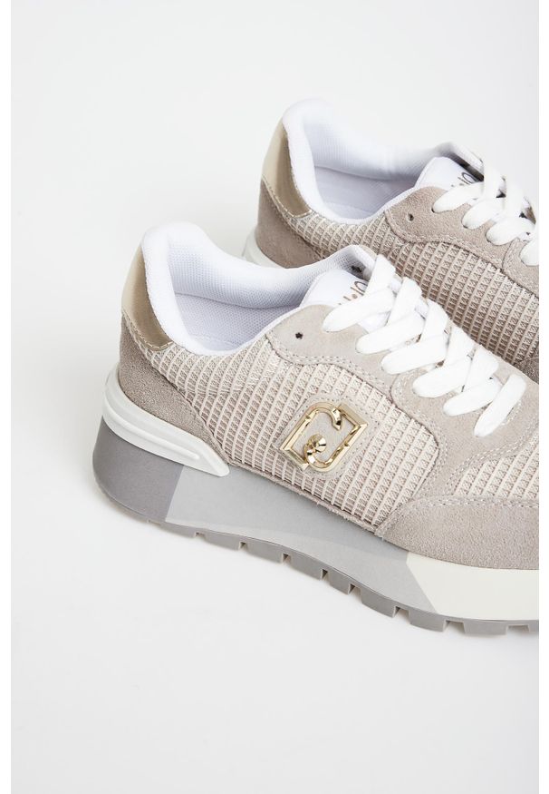 Liu Jo - Sneakersy damskie zamszowe LIU JO. Materiał: zamsz