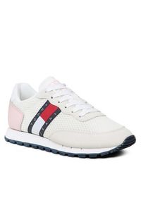 Tommy Jeans Sneakersy Retro Runner EN0EN02121 Écru. Materiał: materiał