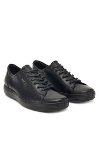 ecco - ECCO Sneakersy Soft 7 43036421001 Czarny. Kolor: czarny. Materiał: skóra #6