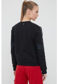 Calvin Klein Performance bluza dresowa Active Icon damska kolor czarny z aplikacją. Kolor: czarny. Materiał: dresówka. Wzór: aplikacja #3