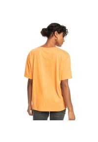 Koszulka turystyczna damska Roxy Sand Under The Sky. Kolor: pomarańczowy. Materiał: bawełna. Wzór: nadruk. Sport: fitness #2