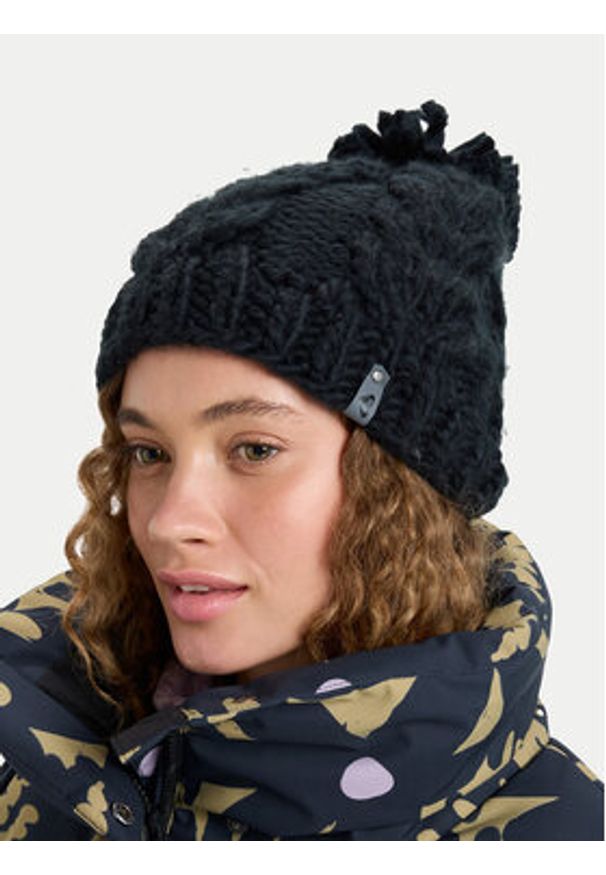 Roxy Czapka ERJHA04160 Czarny. Kolor: czarny. Materiał: akryl