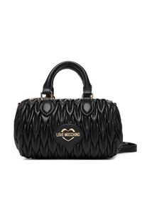 Love Moschino - LOVE MOSCHINO Torebka JC4012PP1NLH0000 Czarny. Kolor: czarny. Materiał: skórzane
