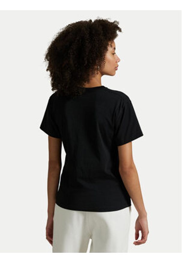 Polo Ralph Lauren T-Shirt 211971709001 Czarny Relaxed Fit. Typ kołnierza: polo. Kolor: czarny. Materiał: bawełna