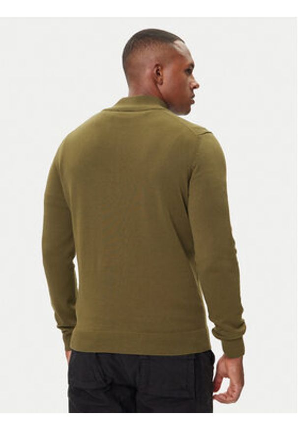 Aeronautica Militare Sweter 252MA1578UL00506 Zielony Regular Fit. Kolor: zielony. Materiał: bawełna