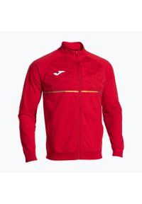 Bluza do biegania męska Joma Record III Full Zip. Kolor: czerwony