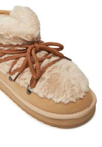 D.Franklin Śniegowce Nordic TRK Fur Low Bomb DFSH370011 Beżowy. Kolor: beżowy. Materiał: materiał #7