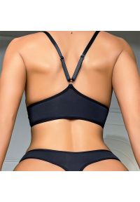 Intica - Biustonosz push-up koronkowy z regulowanymi ramiączkami Floriana. Kolor: czarny. Materiał: koronka. Wzór: aplikacja, koronka #2