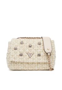 Guess Torebka Everlee HWAT86 79210 Beżowy. Kolor: beżowy