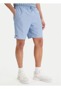 Lacoste Szorty sportowe GH353T Błękitny Relaxed Fit. Kolor: niebieski. Materiał: syntetyk. Styl: sportowy #1