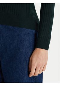 Lacoste Sweter AF4006 Zielony Slim Fit. Kolor: zielony. Materiał: wełna