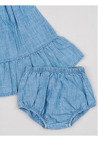 Zippy Sukienka jeansowa ZBGAP0503 23003 Niebieski Regular Fit. Kolor: niebieski. Materiał: bawełna #4