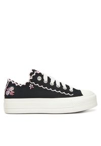 Converse Trampki Chuck Taylor All Star Lift A13529C Czarny. Kolor: czarny. Materiał: materiał