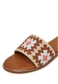 DeeZee Klapki H5728-8 Brązowy. Kolor: brązowy. Materiał: materiał