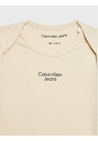 Calvin Klein Jeans Komplet 3 par body dziecięcych IN0IN00010 Kolorowy Regular Fit. Materiał: bawełna. Wzór: kolorowy #4