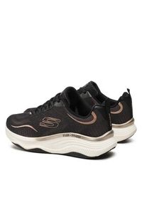skechers - Skechers Sneakersy Pure Glam 149837/BKRG Czarny. Kolor: czarny. Materiał: materiał