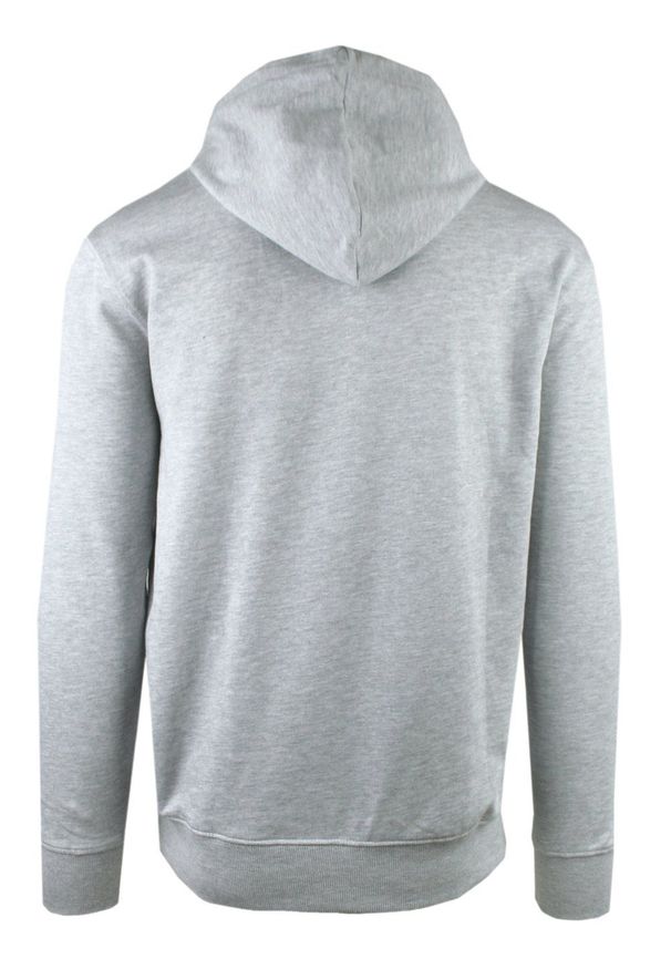 Wygodna Bluza z Kapturem (Kangurka) - Pako Jeans - Popielata. Typ kołnierza: kaptur. Kolor: szary. Materiał: poliester, bawełna