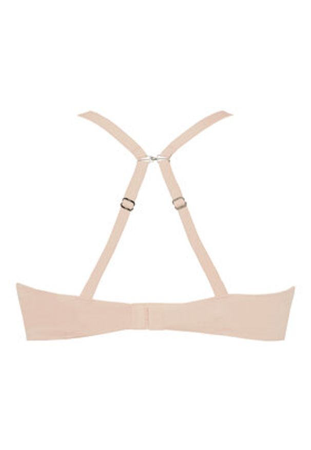 Hunkemöller Biustonosz z fiszbiną Smooth 206735 Beżowy. Kolor: beżowy. Materiał: syntetyk