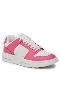 Tommy Jeans Sneakersy Tjw Skate Sneaker Mat Mix EN0EN02501 Różowy. Kolor: różowy. Materiał: skóra. Sport: skateboard #5