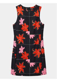 Desigual Sukienka letnia Houston 24SWVW01 Czarny Regular Fit. Kolor: czarny. Materiał: syntetyk. Sezon: lato #4