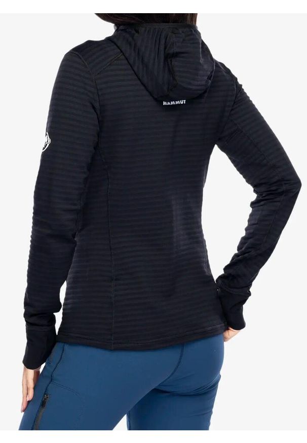 Bluza trekkingowa damska Mammut Taiss Light ML Hooded Jacket. Kolor: czarny