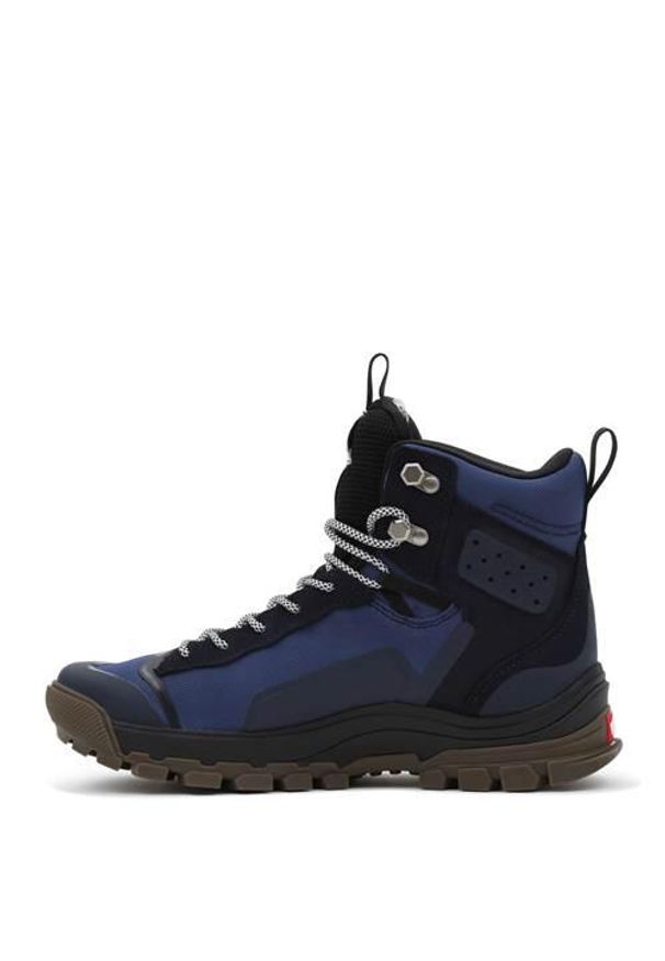 Buty do chodzenia męskie Vans Ultrarange Exo HI. Wysokość cholewki: za kostkę. Zapięcie: sznurówki. Kolor: czarny, niebieski, wielokolorowy. Materiał: materiał. Szerokość cholewki: normalna. Sport: turystyka piesza