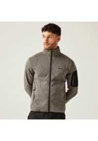 Regatta - Męski polar Newhill z zamkiem błyskawicznym. Kolor: pomarańczowy. Materiał: polar. Sport: turystyka piesza #1