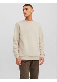 Jack & Jones Bluza Bradley 12249341 Beżowy Relaxed Fit. Kolor: beżowy. Materiał: syntetyk, bawełna #1