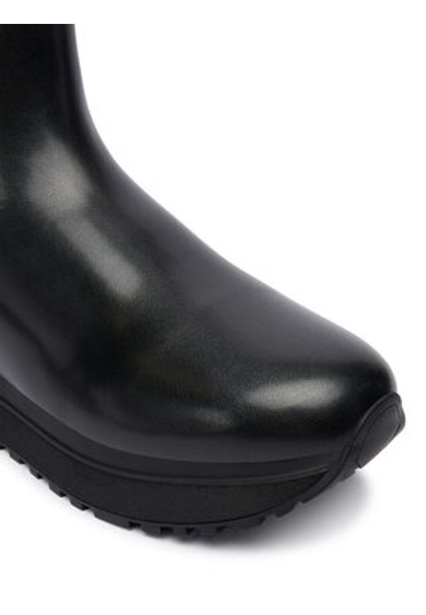 Liu Jo Sztyblety Maxi Wonder 95 BF5001 PX241 Czarny. Kolor: czarny. Materiał: skóra