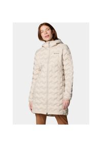 columbia - Kurtka Damska Columbia Delta Ridge II. Kolor: beżowy. Materiał: puch. Długość: długie. Sezon: zima, jesień. Sport: turystyka piesza #1