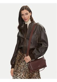 Calvin Klein Torebka Ck Must Shoulder Bag_Croco K60K612111 Brązowy. Kolor: brązowy. Materiał: skórzane