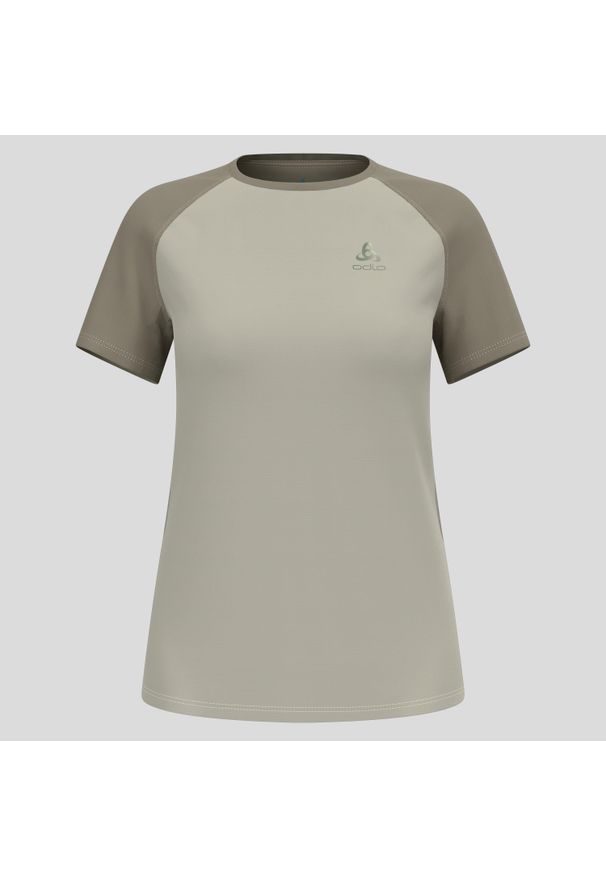 Koszulka do biegania damska Odlo X-Alp Trail T-Shirt Crew Neck S/S. Kolor: beżowy