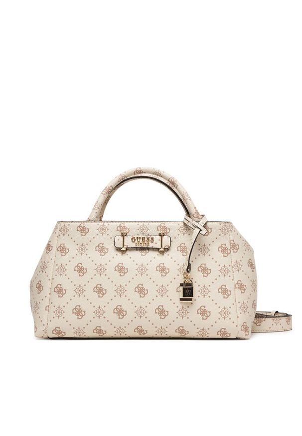 Guess Torebka Carrie Logo HWGP98 98060 Écru. Materiał: skórzane