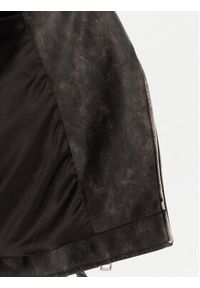 Guess Kurtka z imitacji skóry W5YL04 WHDI0 Szary Regular Fit. Kolor: szary. Materiał: skóra #4